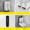 300ml Wall Mount Soap Dispenser Manual Shampoo Shower Gel Dispenser Lotion Container Liquid Hand Soap Dispenser for Bathroom