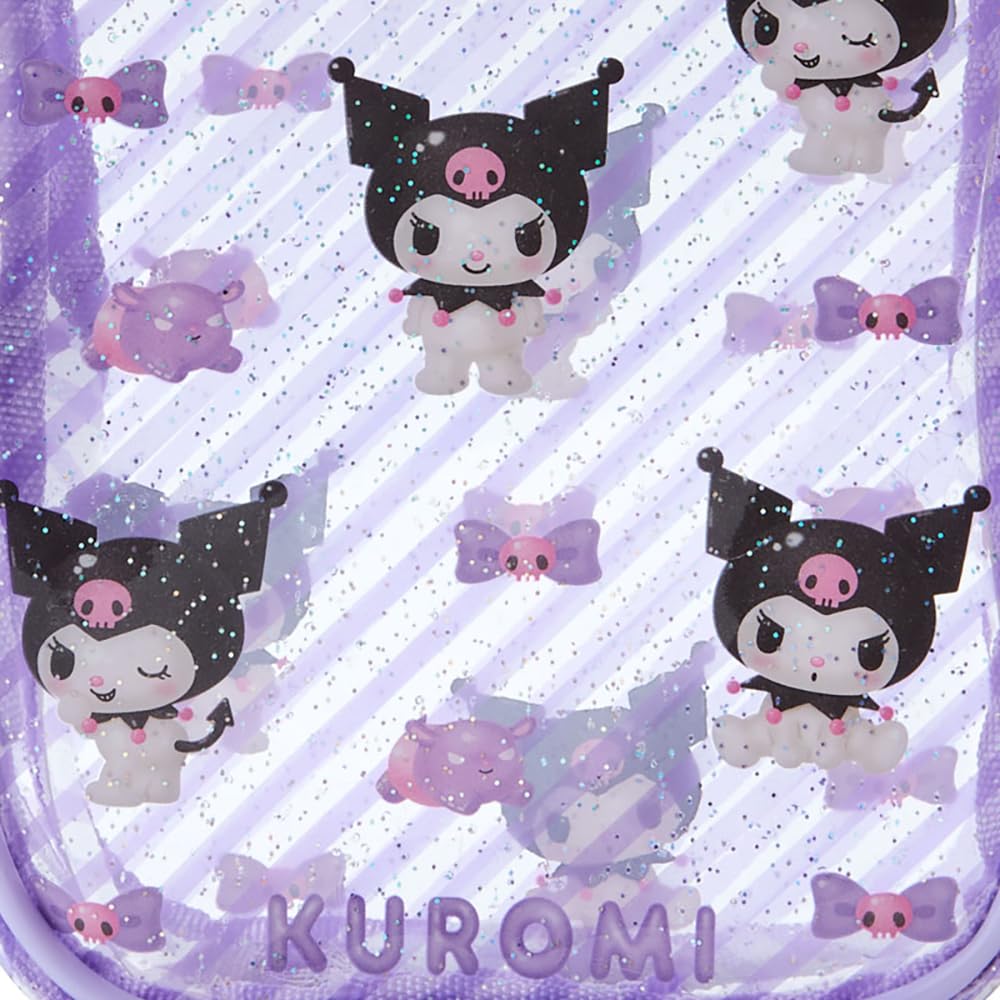 Sanrio Clear Pouch Clear Plump 3D Kuromi Kuromi 15 X 10 X 6 Cm Character 297887