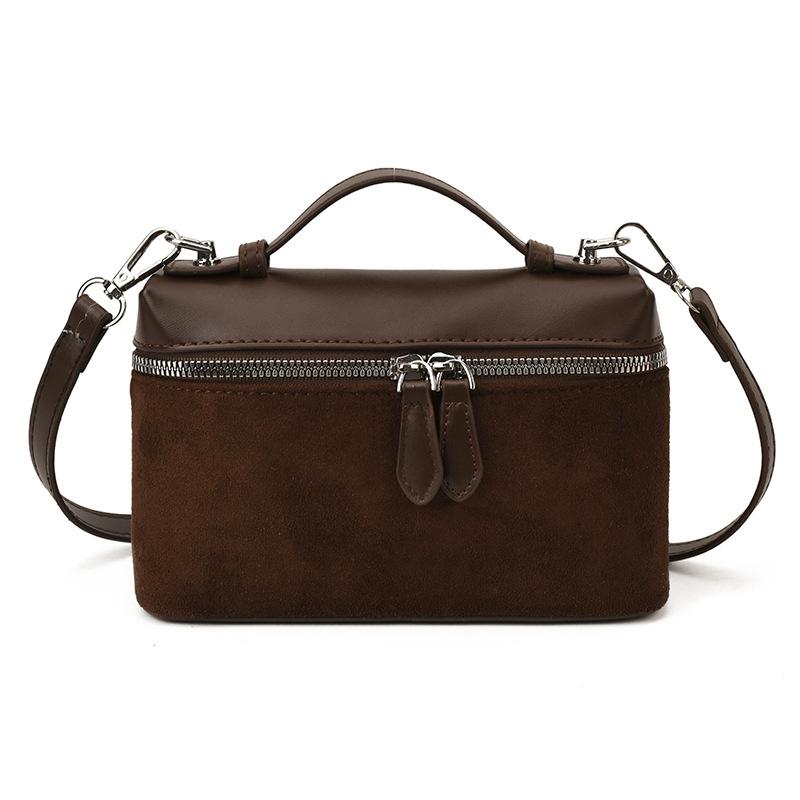 Корейская версия нишевая ins ретро портативная маленькая сумка женская 2025 новая мода супер огонь сумка-коробка на плечо сумка-мессенджер