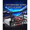 Universal Car MP5 Player 7 Inch Retractable Touch Screen 1DIN Bluetooth FM Radio Carplay Android Car Electric Retractable