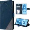 Case for Samsung Galaxy A53 5G Anti-Scratch Shockproof Protection Synthetic Leather Navy Blue