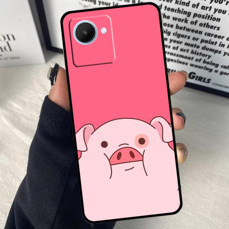 Очаровательные милые свинки поросята для чехла Realme GT7 Pro GT6 C67 C65 C63 C61 C55 C53 C51 C71 C75 10 11 12 13 14 15 Pro Plus