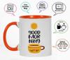 Inkdotpot Доброе утро 11 унций керамическая кружка для кофе утреннее пожелание приветственная кружка подарок для