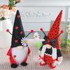 Ladybug Gnomes Tomtes Nisse Swedish Dwarfs Faceless Doll for Halloween Kitchen