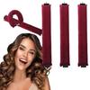 3Pcs/Set No Heat Hair Curler with Hooks Women Overnight Sleeping Curls Headband Curling Rod Soft Hair Roller Lazy Girls Long Hair Curling Styling Tool