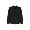 Solid Color Zip Collar Long Sleeve Jacket Men Jackets Black 801562153-V0029