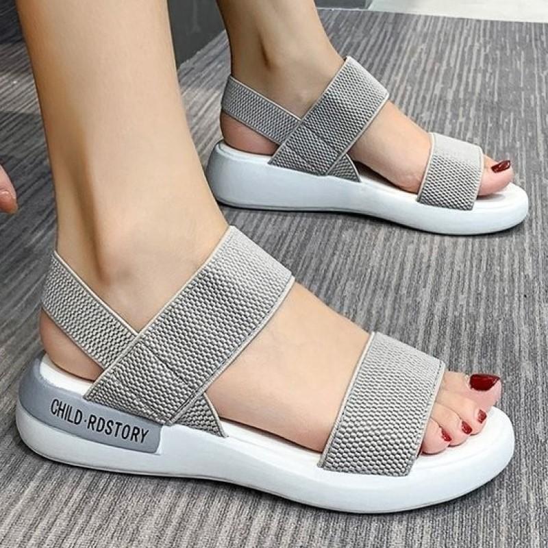 2023 Summer New Soft Sole Non-slip Women's Shoes Light Flat Sandals Casual Comfortable Beach Shoes