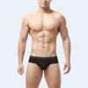 Men Underpants Ice Silk Ultra Thin Low-Rise Lace Solid Color Sexy 3D U Convex Translucent Underwear Panties Briefs for Daily Wear