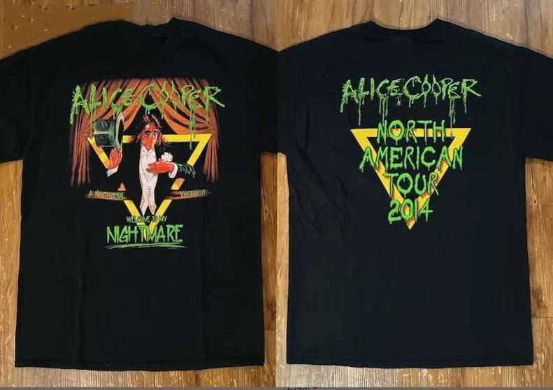Alice Cooper A Nocturnal Vacation Welcome To My Nightmare 2014 Tour TShirt Unisex T-Shirt