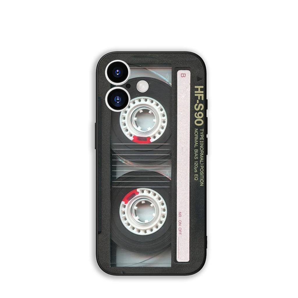 Coque Cover for Samsung Galaxy S25 S23 S22 S24 FE Ultra S10 Plus A05 A06 A15 A16 A26 A35 S10E Case Cassette Tape Music Retro