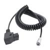 SZRMCC BMPCC 4K Weipu SF610 2 Pin To Coiled Power Cable for Blackmagic Pocket Cinema Camera 4K D-Tap
