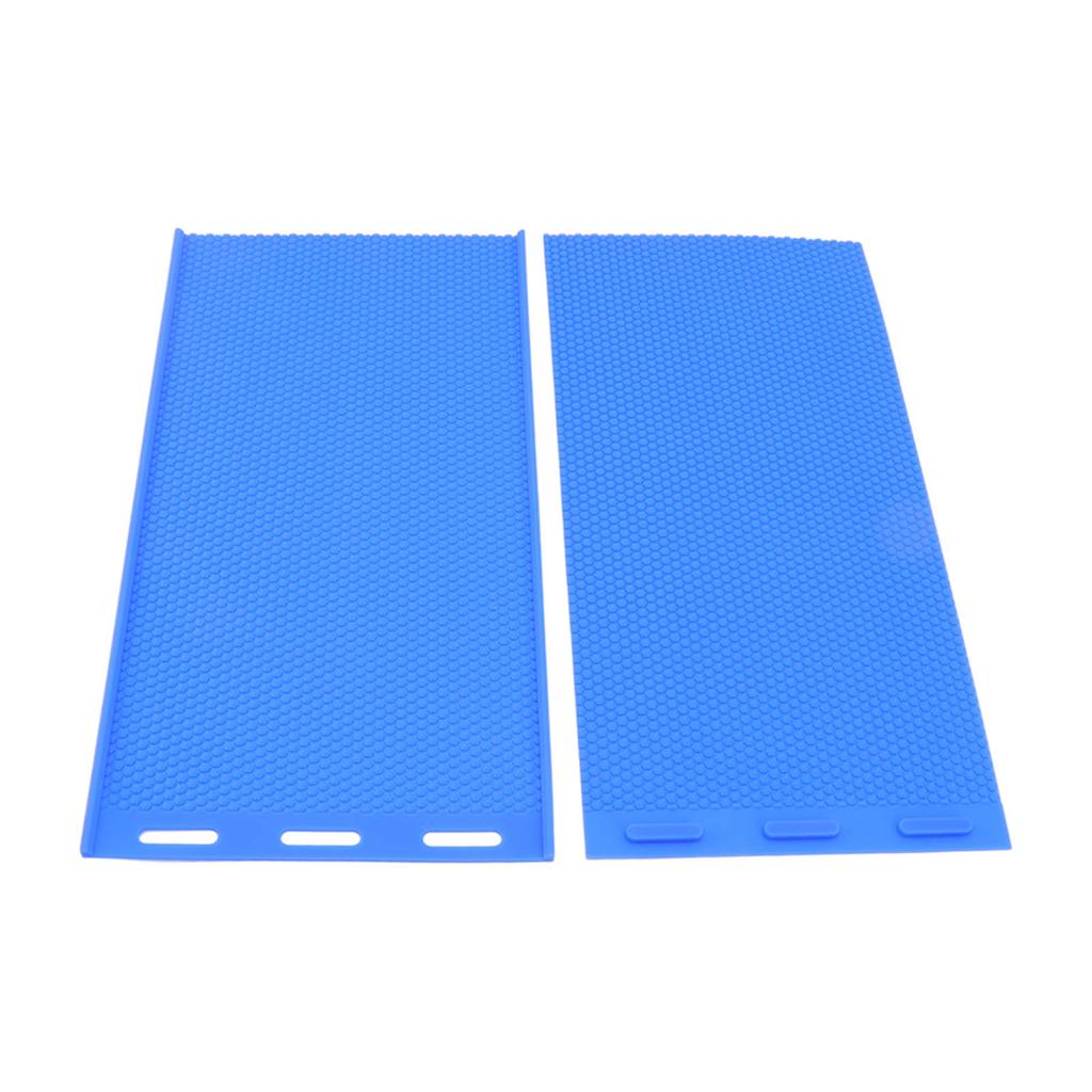 2Pcs Silicone Beeswax Sheet DIY Mold Soft Press Sheet Mould Tools Beeswax Embosser Machine for
