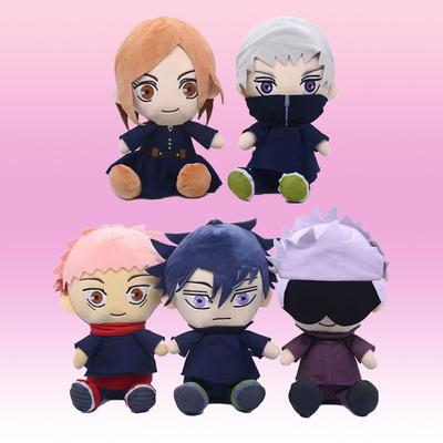 Плюшевая игрушка Jujutsu Kaisen Сатору Годзё Фусигуро Мэгуми Итадори Юдзи Инумаки Тогэ Аниме Фигурка Набивная Кавайная Кукла Детский подарок игрушка