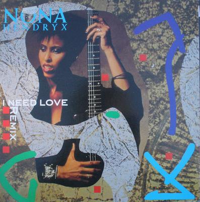 12-дюймовая пластинка NONA HENDRYX - Мне нужна любовь (Ремикс) PT49910 RCA 1985 Германия Танцевальная и Электронная Б/У