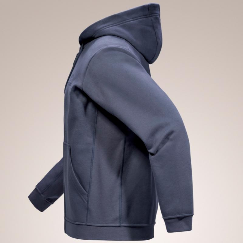 Arcteryx Men S Emblem Fleece Full Zip Hoodie Dk StratuS ajqSm09929