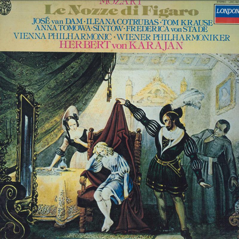 LP Record WOLFGANG AMADEUS MOZART JOS VAN D Le Nozze Di FigaroDie Hochzeit Des L20C1821 LONDON 1979 Japan Obi Classical Used