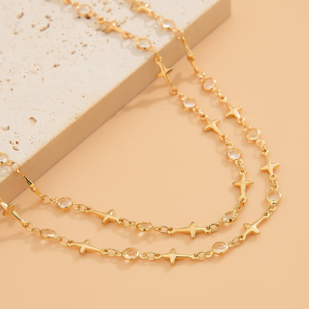 Красочное Y-образное ожерелье-цепочка «Дейзи», Милая трехмерная металлическая медная цепочка на ключицу