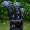 Golf Head Cover Single Item Golf Wood Cover Set Golf Driver Cover Fairway Wood Utility Putter Cover Magnetic Closure Pin Type Putter Cover ODYSSEY