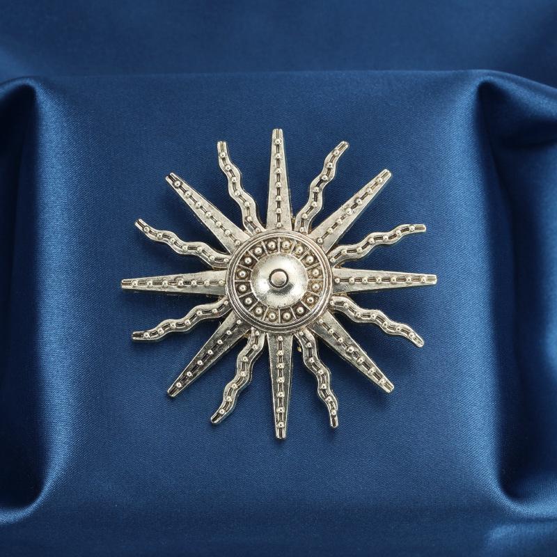 Винтажные металлические броши в стиле барокко с круглым солнцем Аполлоном для мужчин и женщин, простая индивидуальная металлическая брошь, булавки, ювелирные изделия, вечерние, свадебные подарки