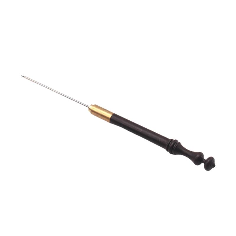 Embroidery Crochet Hooks Needle Wooden Handle Beading Hooks for Sewing Embroidery Beading 0.6mm0.8mm1.0mm1.2mm