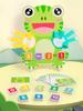The Wooden Frog Finger Math Puzzle Toy Breaks Fingers Math Comes With 23 Double-Sided Cards Suitable For Children Aged 3-6