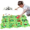 Logic Board Game for Kids Jigsaw Puzzle Toys Race Car Track Toys Slot Rail Toys for Kids Monetssori Educational Toys