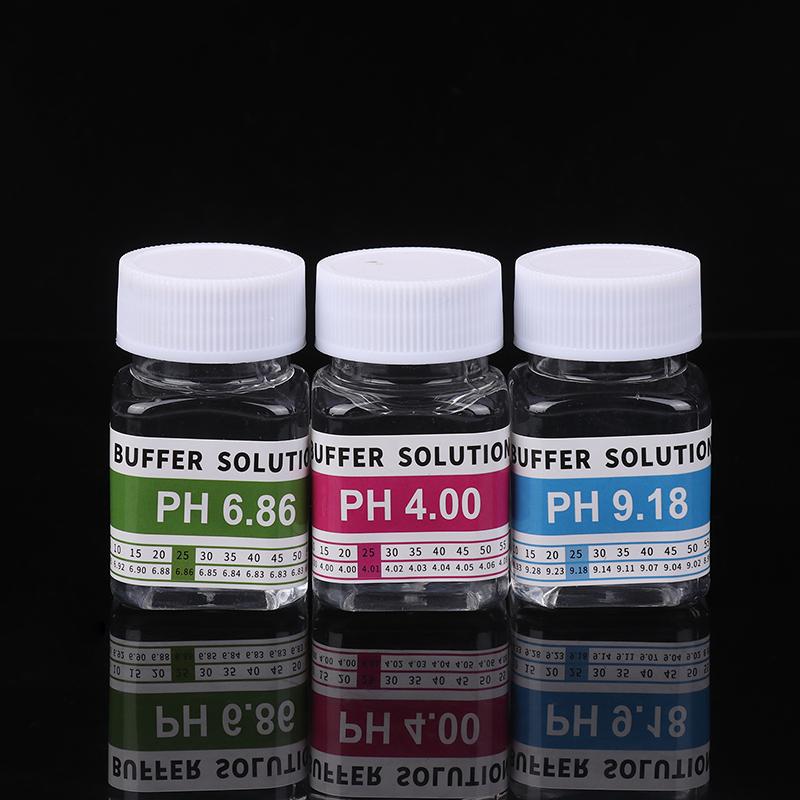 Многоразовые бутылки 50 мл с pH 4,00 6,86 9,18 Калибровочный раствор pH Раствор буфера pH-метр Калибровка буферного раствора pH-метра