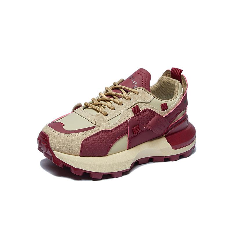 Женские легкие кроссовки, уличные противоскользящие кроссовки из искусственной кожи на шнуровке, повседневная удобная прогулочная обувь, дышащая спортивная обувь для бега для женщин