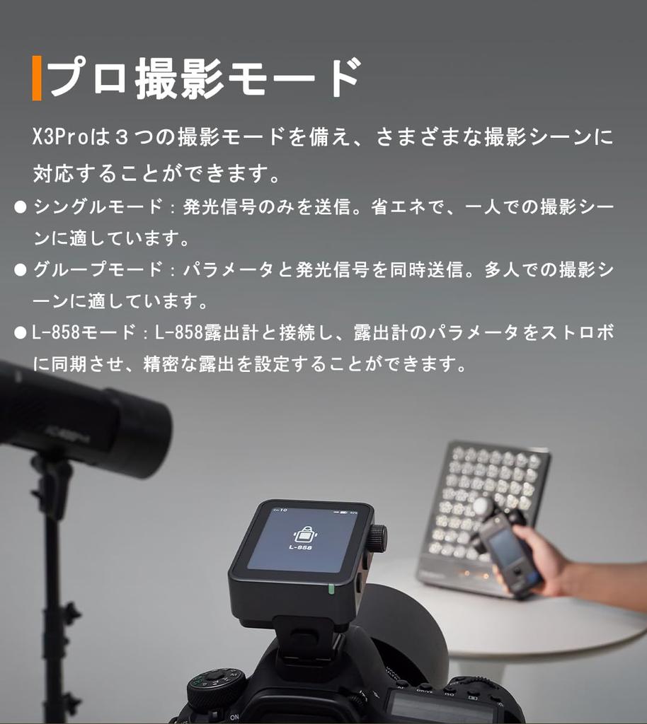 Godox X3Pro C Совместимый с Canon TTL-триггер вспышки Speedlite-передатчик с цветным ЖК-дисплеем, 3 режима съемки и Bluetooth 2.4G беспроводной, Сенсорный экран, Режимы, TCM,