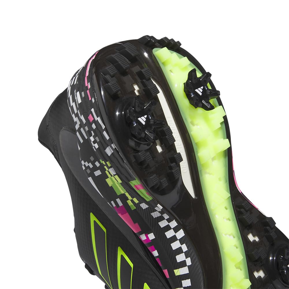 Гольф обувь ZEDG 23 Glitch Core Lemon см [Adidas Golf] Черный/Основной черный/Люсид 23.0