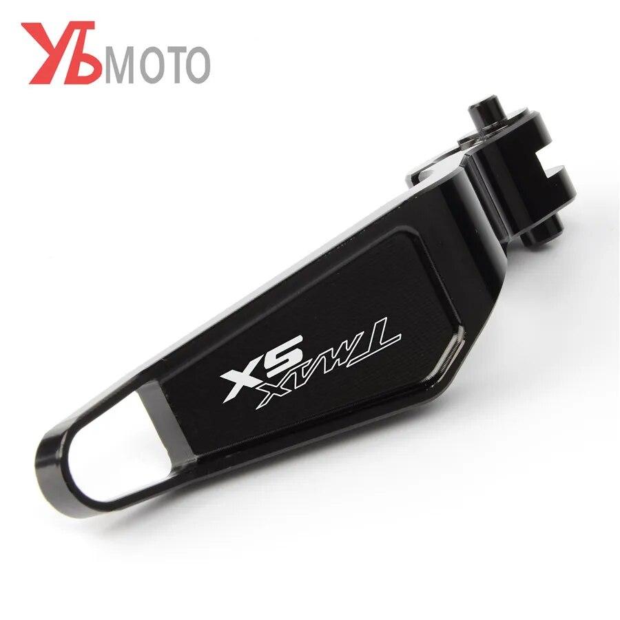 LOGO DX/SX Мотоциклетные аксессуары CNC Алюминиевый рычаг стояночного тормоза для yamaha t-max tmax 530 TMAX530 dx/sx 2017 2018