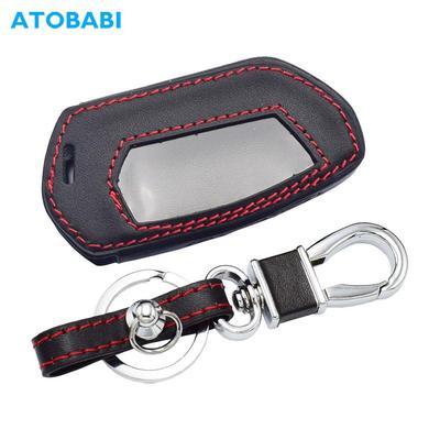 Кожаный чехол для автомобильного ключа с ЖК-дисплеем, защитный чехол для пульта дистанционного управления для Pandora DX-90 D010 DX 90 91 6X 9X 90B 90BT 90L 42 Moto двухсторонняя автомобильная сигнализация