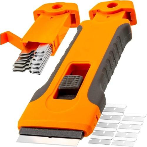 SEAMETAL Ceramic Scraper for Kitchen, Glass, Sticker Removal, and Car Squeegees