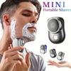 Portable Mini Electric Shaver For Men: USB Rechargeable 60+ Mins Battery Washable - Perfect For Home & Travel
