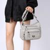 Women Shoulder Bag Large Capacity Multi-Layer Soft Leather Middle-Aged Mother Bag
