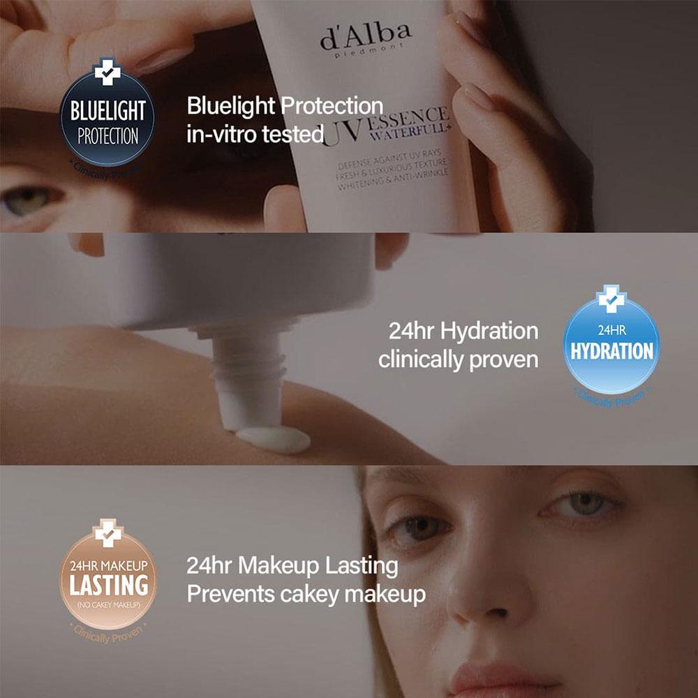 d'Alba Солнцезащитный крем Waterful Essence 50 мл (SPF50 +)