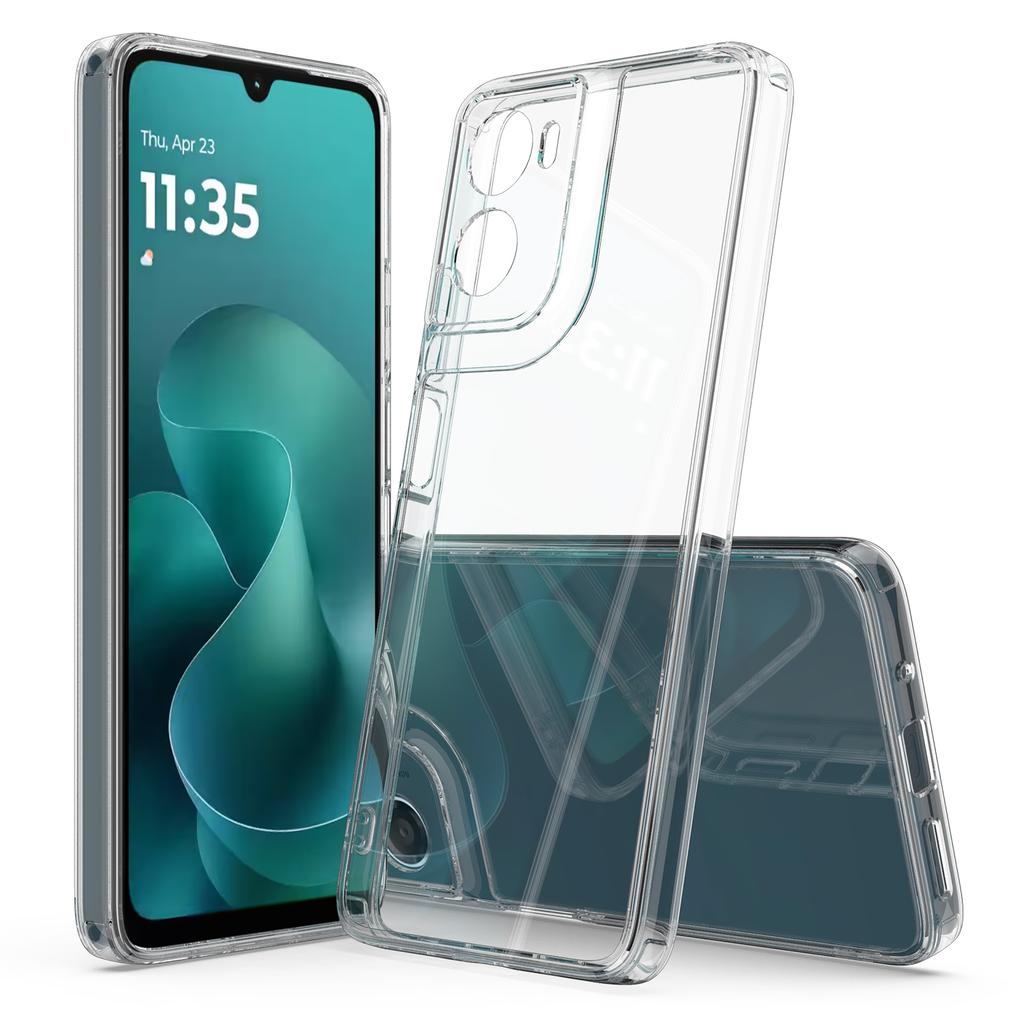 For Motorola Moto G06 Power 4G/Motorola Moto G06 4G Clear Phone Case TPU+Acrylic Shockproof Phone Back Cover
