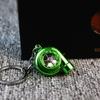 Electric Mini Turbo Turbocharger Keychain Spinning Turbine Key Chain Pendants