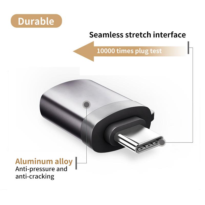 USB Rotary Type-C Rotor 3.0 Mobile Disk Mouse Keyboard Transmission Converter