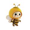 Acrylic Bee Hanging Decoration Single Side Printed Little Bee Ornament Car Rearview Mirror Keychain Pendant