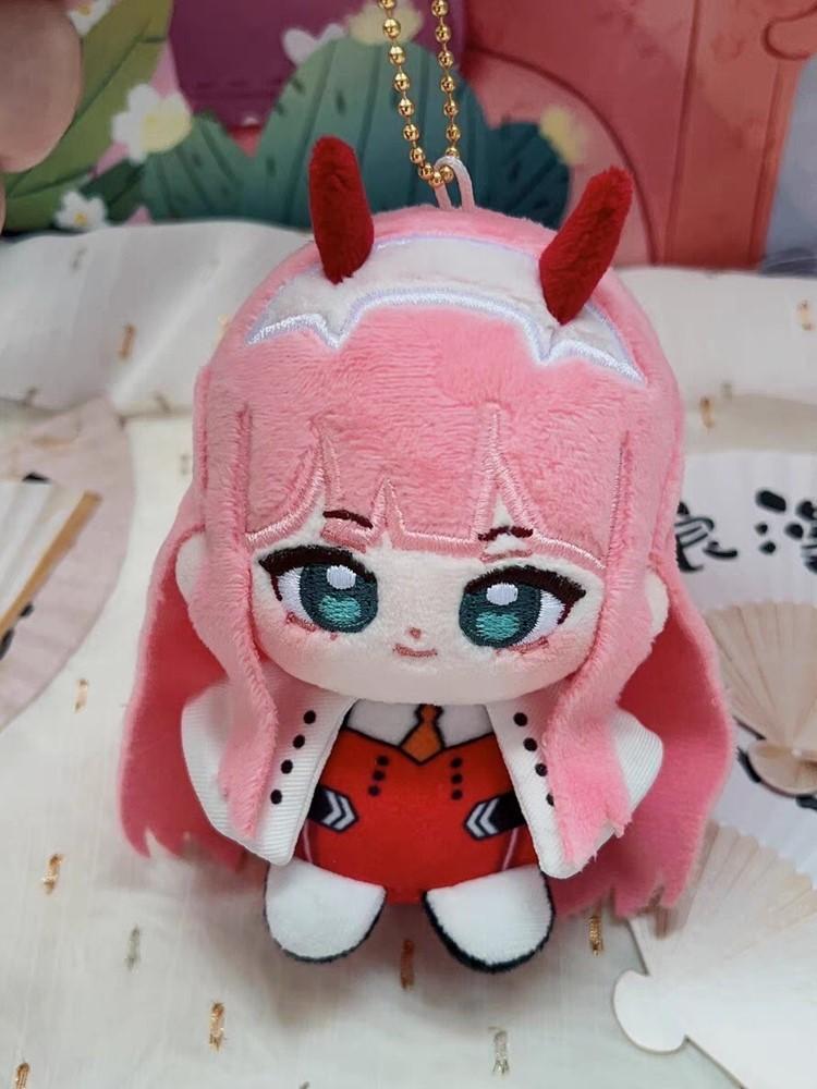 Плюшевая кукла Зеро Ту из аниме Darling In The Franxx, Косплей, Милый мультяшный брелок-подвеска, Подарок на день рождения для детей