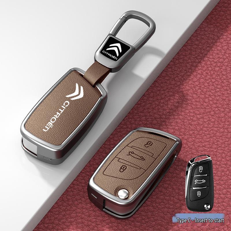 Чехол и пряжка для автомобильного ключа для моделей Citroen C3XR, C4L, Tianyi, C5, C4 Sega, Elysee, C6