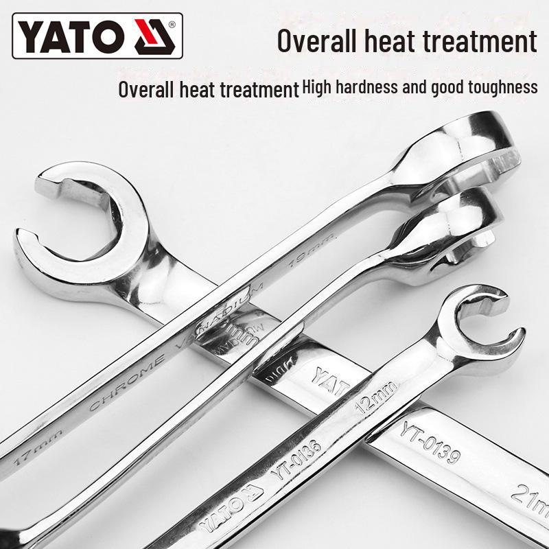 Двухсторонний ключ для тормозной масляной трубки двойного назначения