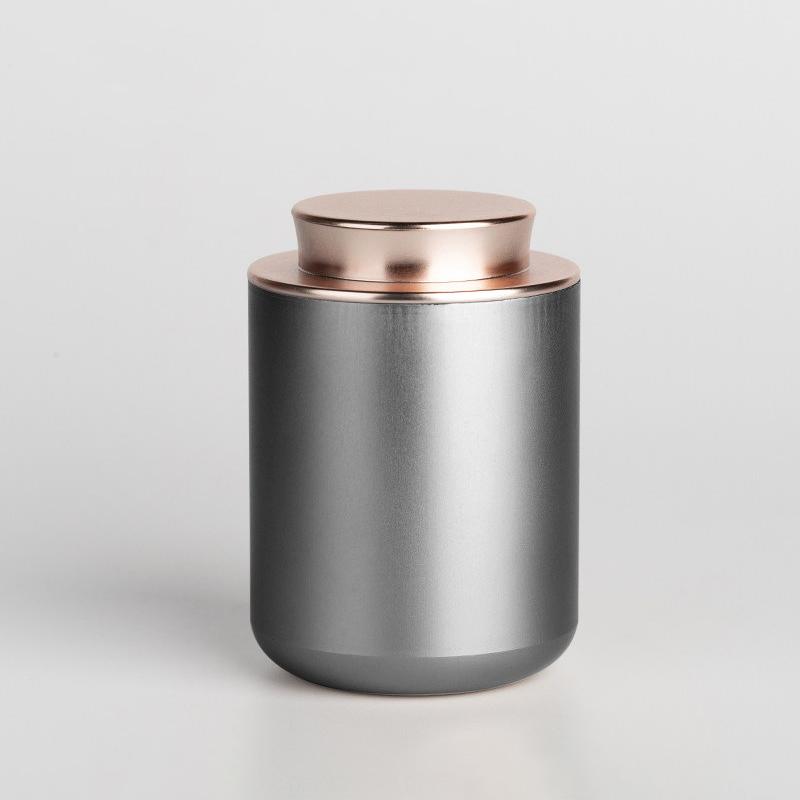Portable Mini Tea Tin Can Creative Sealed Tea Storage Jar Empty Metal Container for Home Kitchen