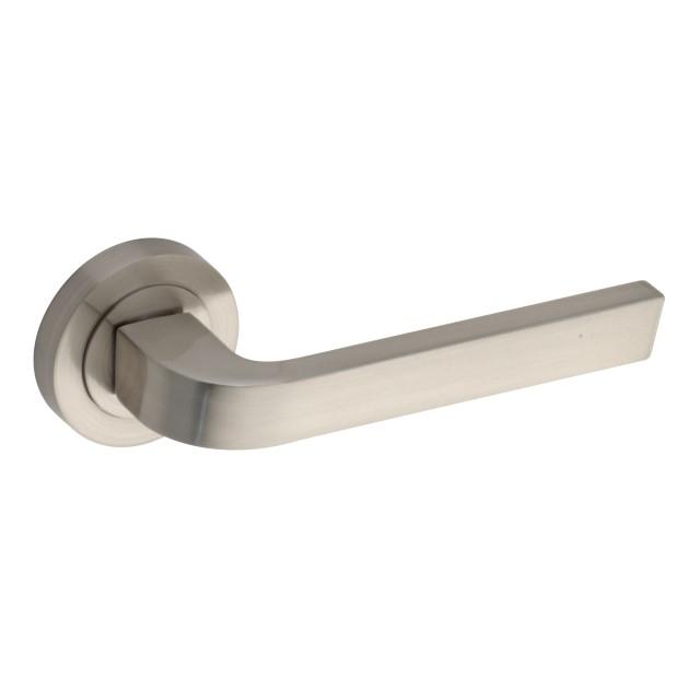 DH95 handle, Arco, Basic Line, round plate, brushed nickel
