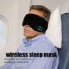 Bluetooth музыка маска для сна на глаза затемняющая дышащая умная беспроводная музыкальная повязка на голову для йоги 3D беспроводная маска для сна на глаза