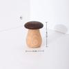 Mushroom Toothpick Box Solid Wood Home Decor High-value Toothpick Can  Living Room