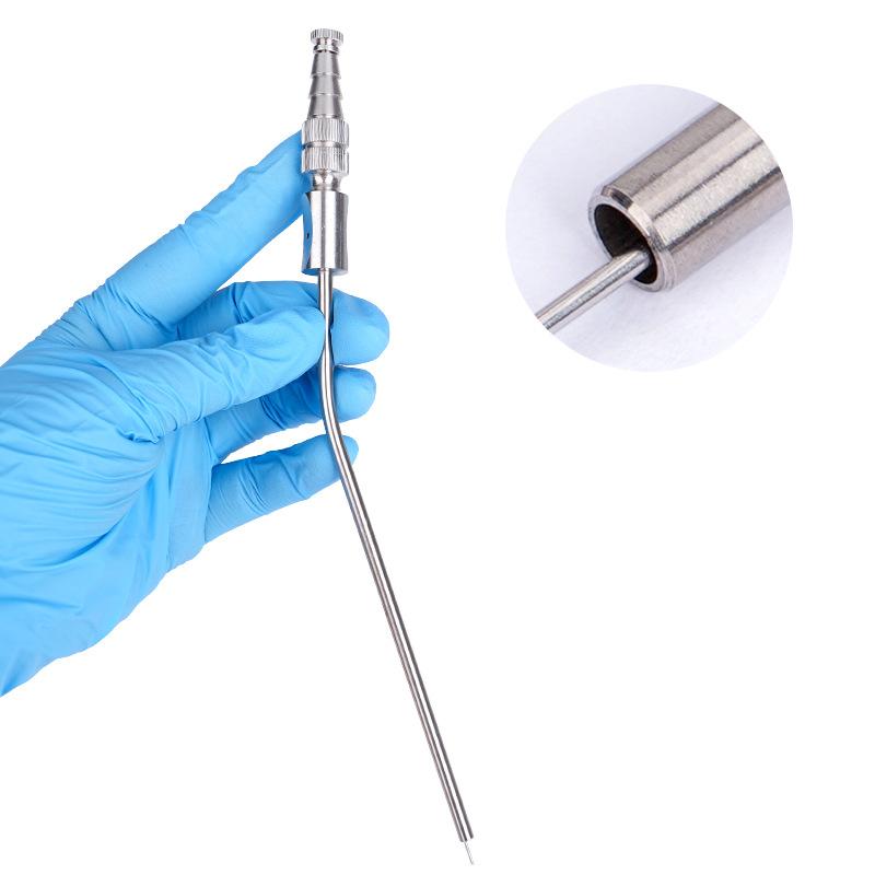 1 шт. Стоматологический медицинский аспиратор Трубка для отсасывания из нержавеющей стали Лабораторная трубка 2 мм/3 мм/4 мм/5 мм Инструмент для имплантации для использования в стоматологической клинике