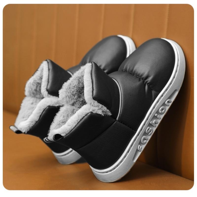 Новые водонепроницаемые женские зимние ботинки, зимние нескользящие утолщенные плюшевые ботильоны, женские теплые ботинки с мягкой подошвой и хлопковой подкладкой