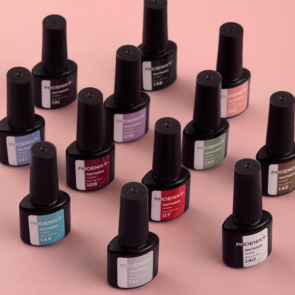 PHOENIXY, 8 мл, гель для быстрого наращивания, молочно-белый, телесный, розовый, твердый гель, полуперманентный, УФ-светодиодный, для быстрого наращивания дизайна ногтей